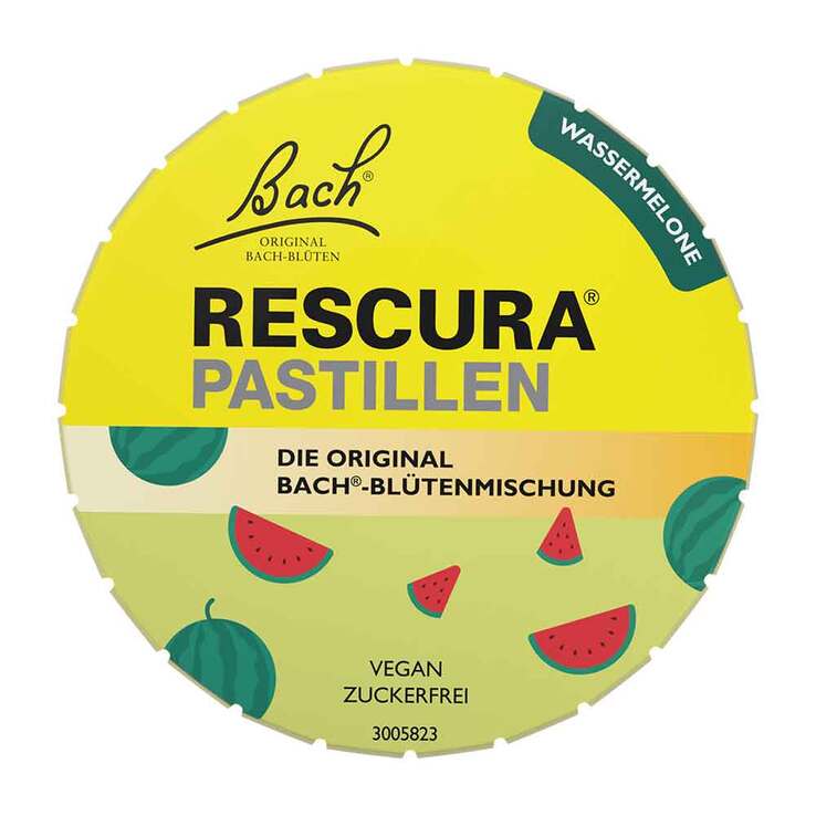 Bachblüten Original Rescura Pastillen Wassermelone, 50 g