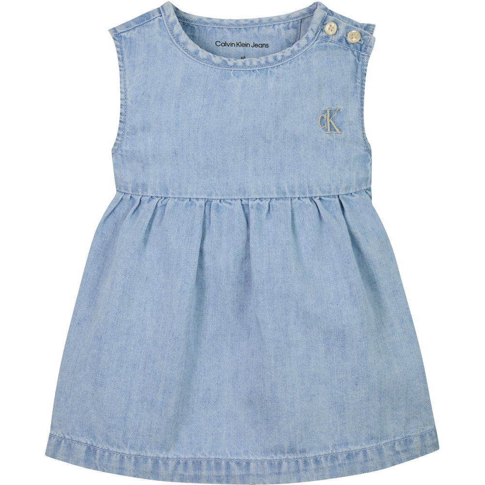 Køb Calvin Klein Light Serenity Denim Lw Lys Serenity Flare Kjole