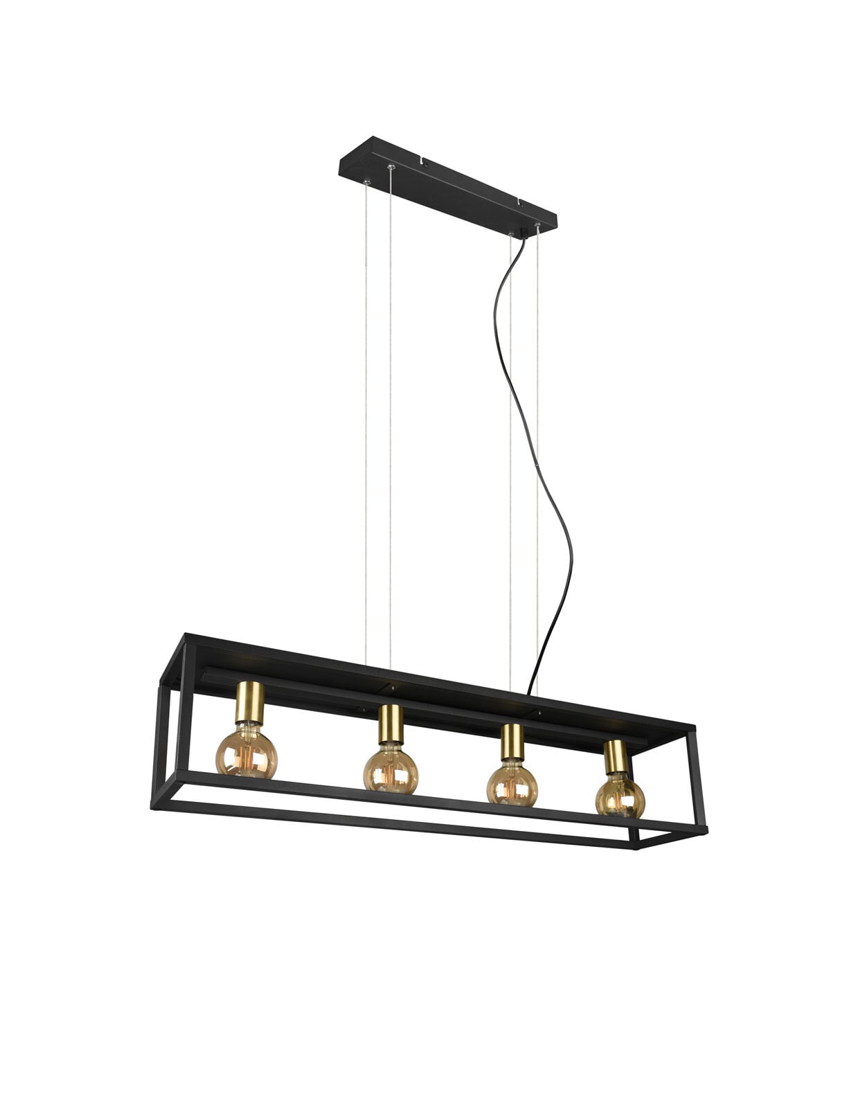 Retrofit Pendellampe VITO schwarz