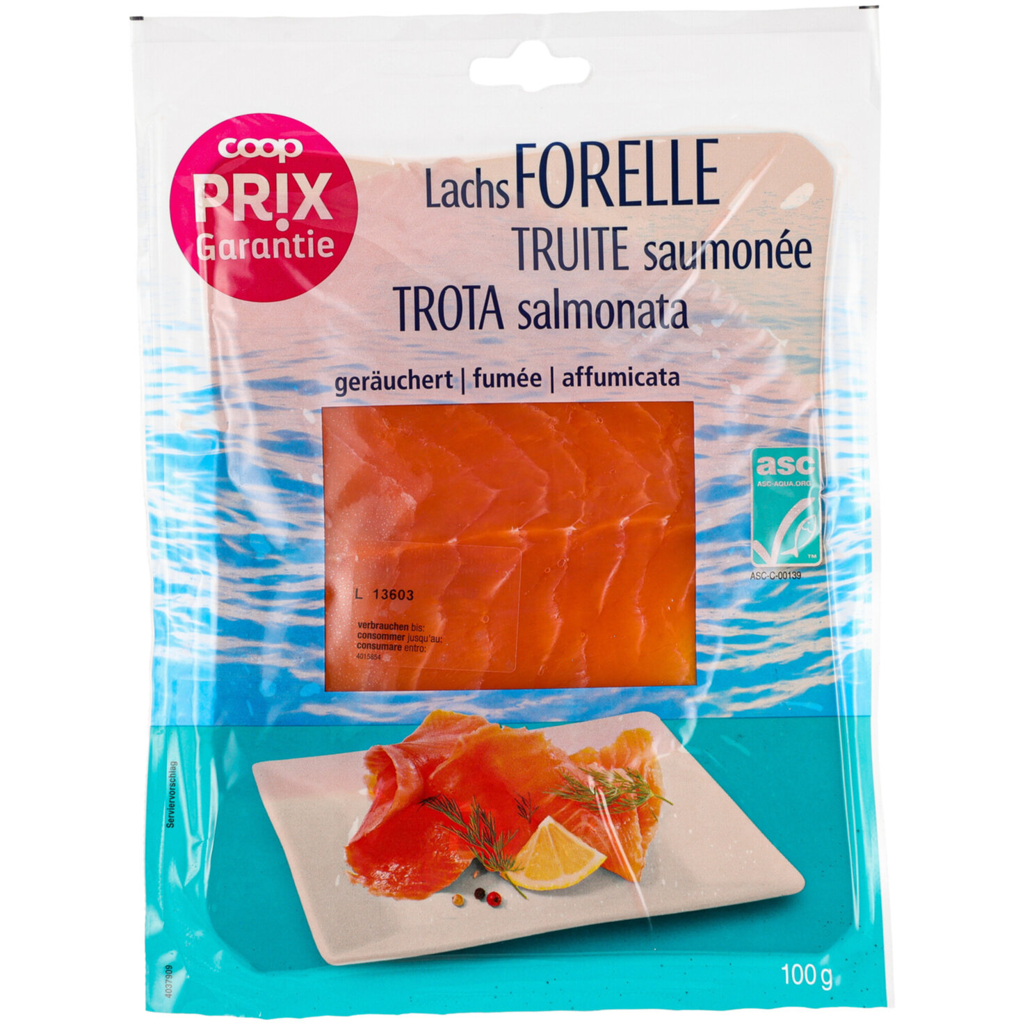 Prix Garantie ASC Lachsforelle geräuchert