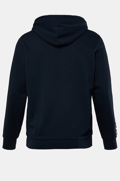 John F. Gee Hoodiejacke, Ärmelprint, Kängurutasche, bis 8 XL