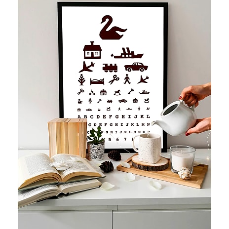 Retro synstavle - 50x70 cm
