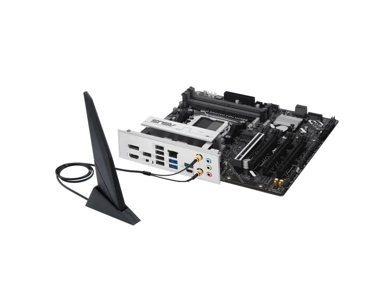 ASUS B850M MAX GAMING WIFI Bundkort - AMD B850 - AMD AM5 socket - DDR5 RAM - Micro-ATX
