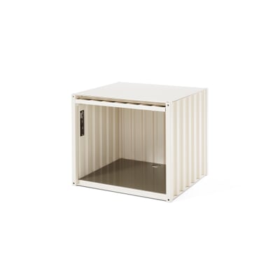 Container DS Klein, RAL 1013 Perlweiß