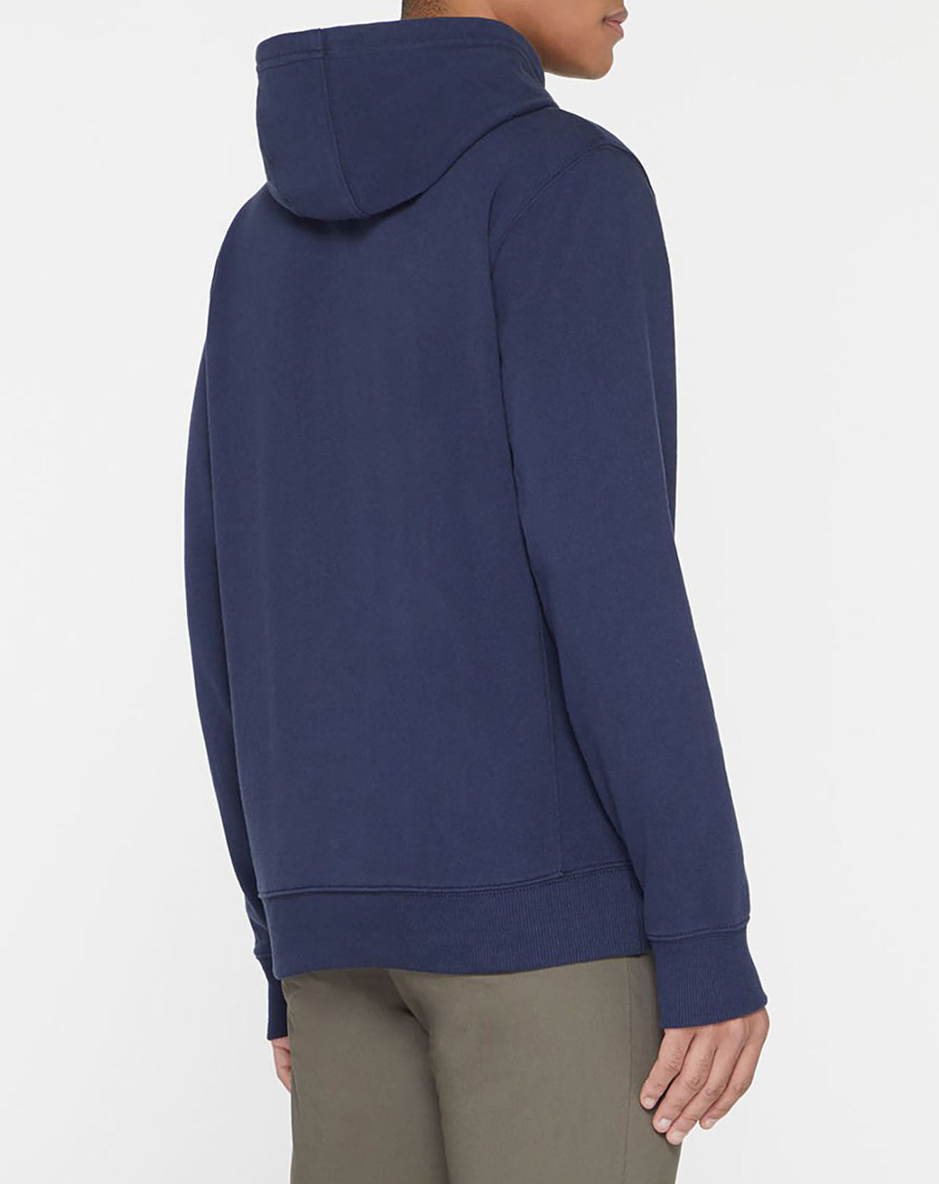 Tommy Jeans Sweat 100% Coton Bio timeless logo hoodie bleu marine
