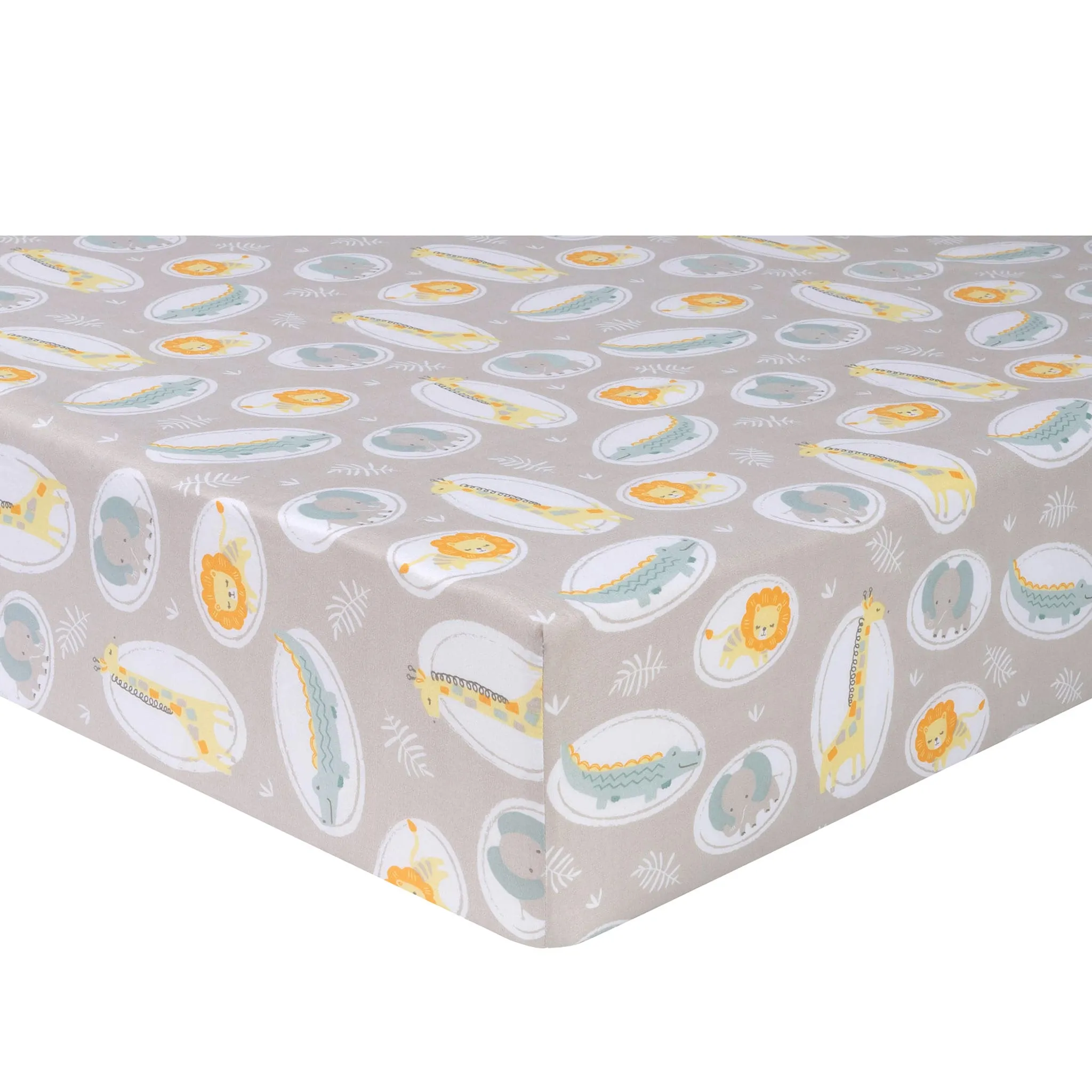 Trend Lab Drap Contour pour Lit de Bébé Paquet de 2 - Jungle