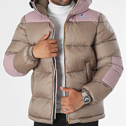 Doudoune Capuche Le Vrai 3.0 Claude K5115RW Beige Rose