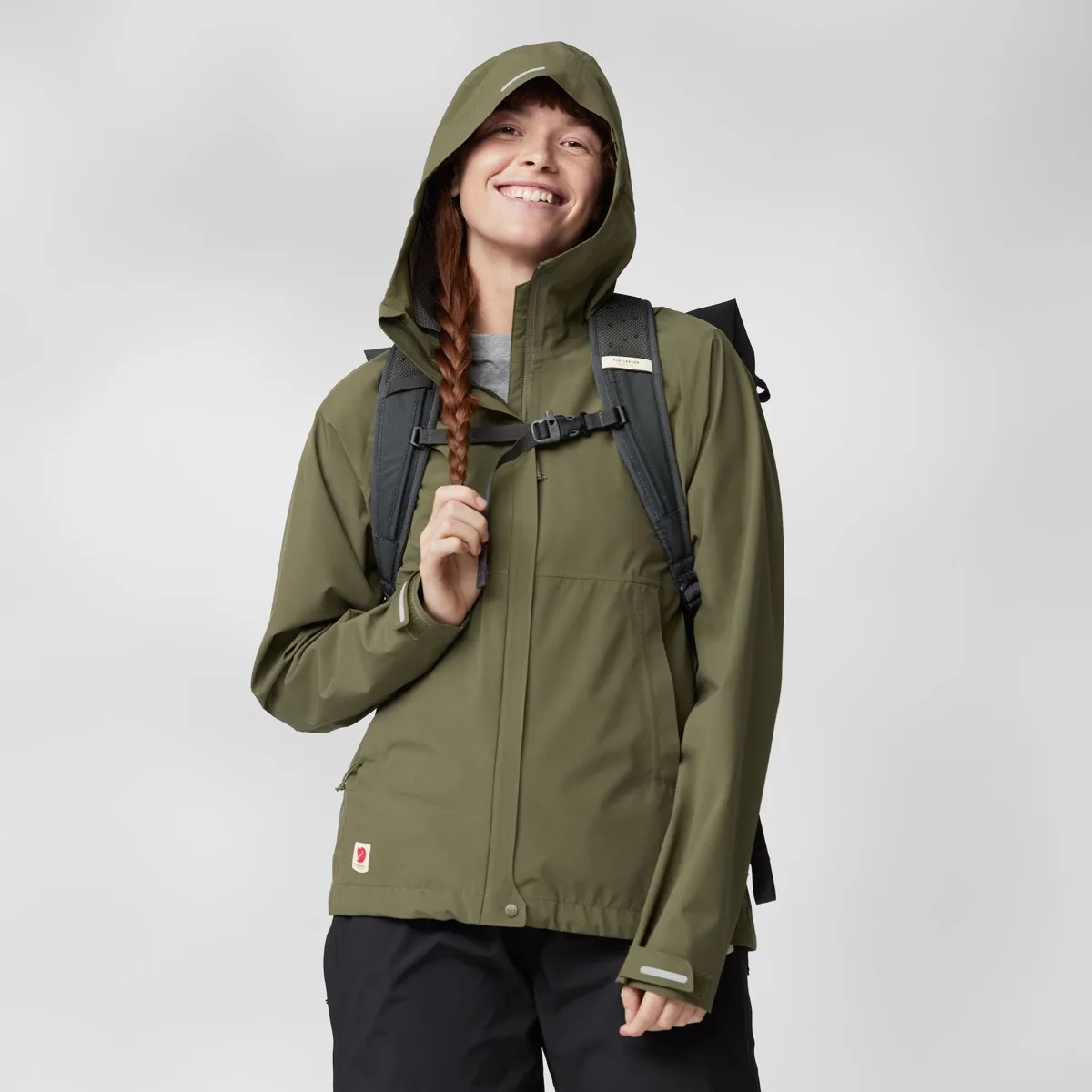 Fjällräven Women's HC Hydratic Trail Jacket Laurel Green