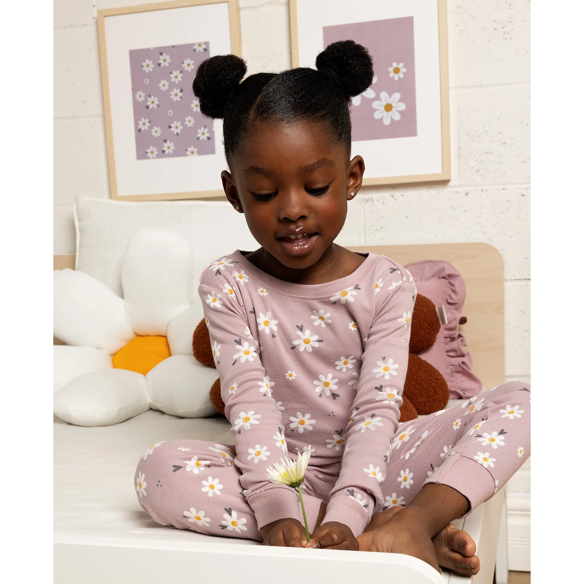 Petit Lem Pyjama Marguerites 2-6x