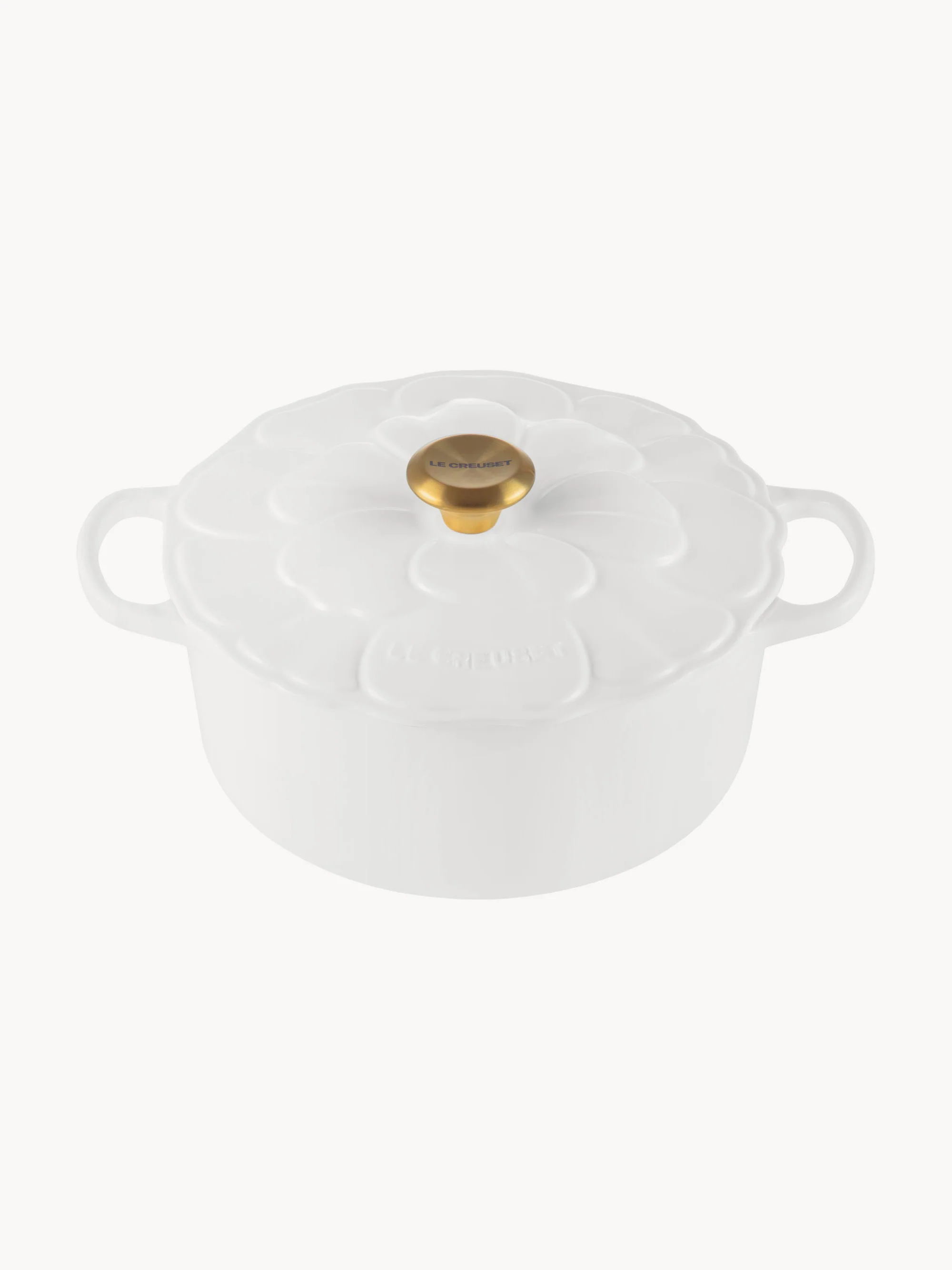 Ronde stoofpan Petal van gietijzer