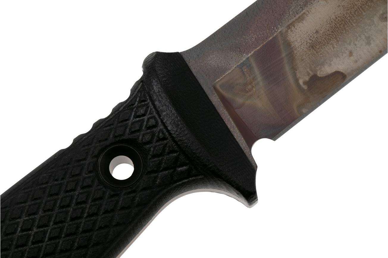 TRC M-1SL Apocalyptic Finish M390, Black Canvas Micarta, Kydex Sheath, survivalmes