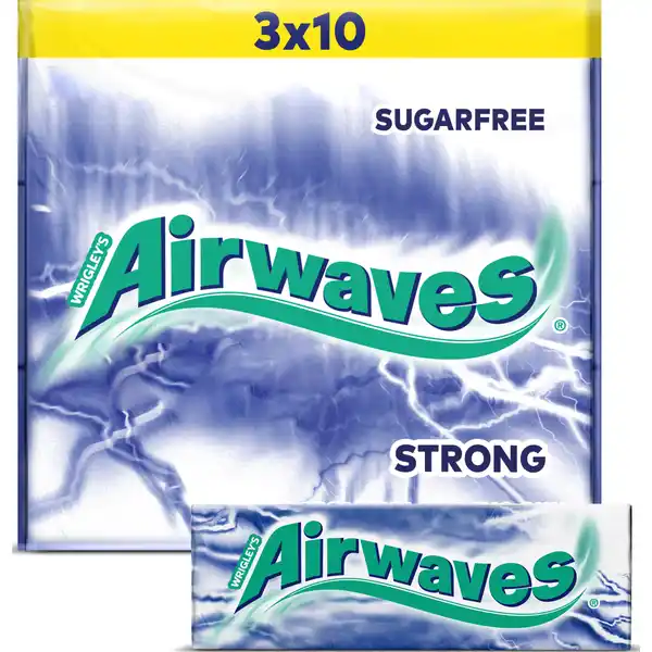 Strong, zuckerfreier Kaugummi