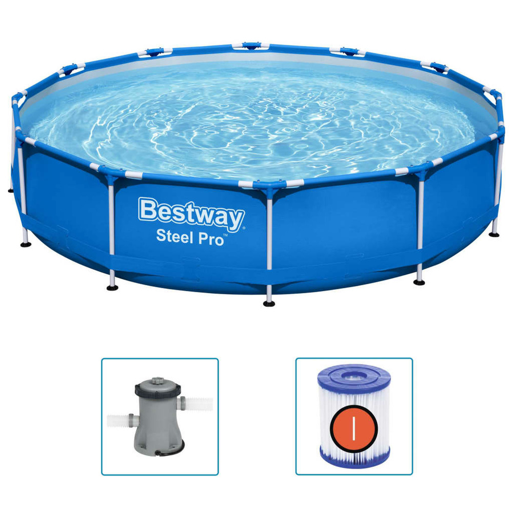 Piscine à cadre steel pro 366x76 cm