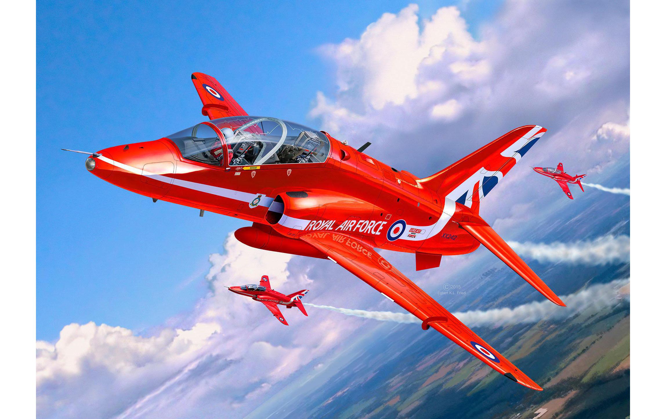 Bausatz BAe Hawk T.1 Red Arrows 1:72Kunststoff Modellbausatz