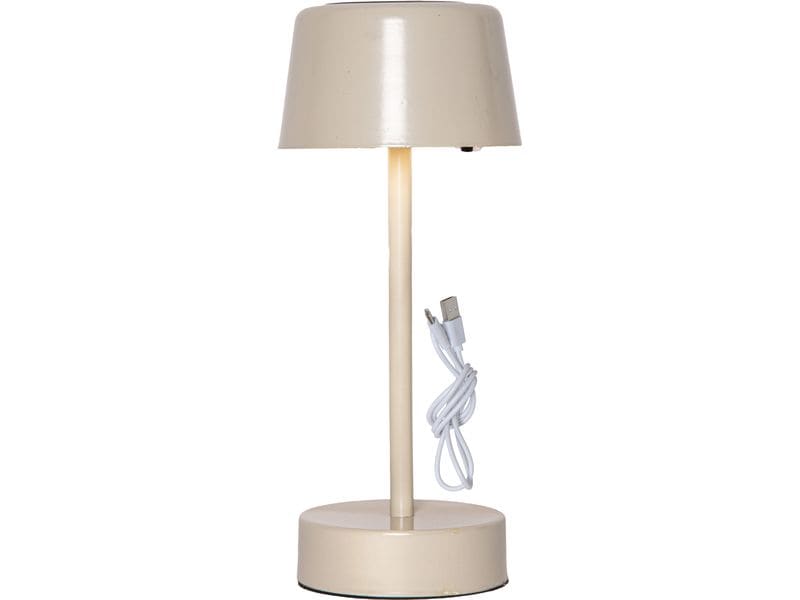 Star Trading Tischleuchte Solei Warmweiss,Beige Solar Leuchte
