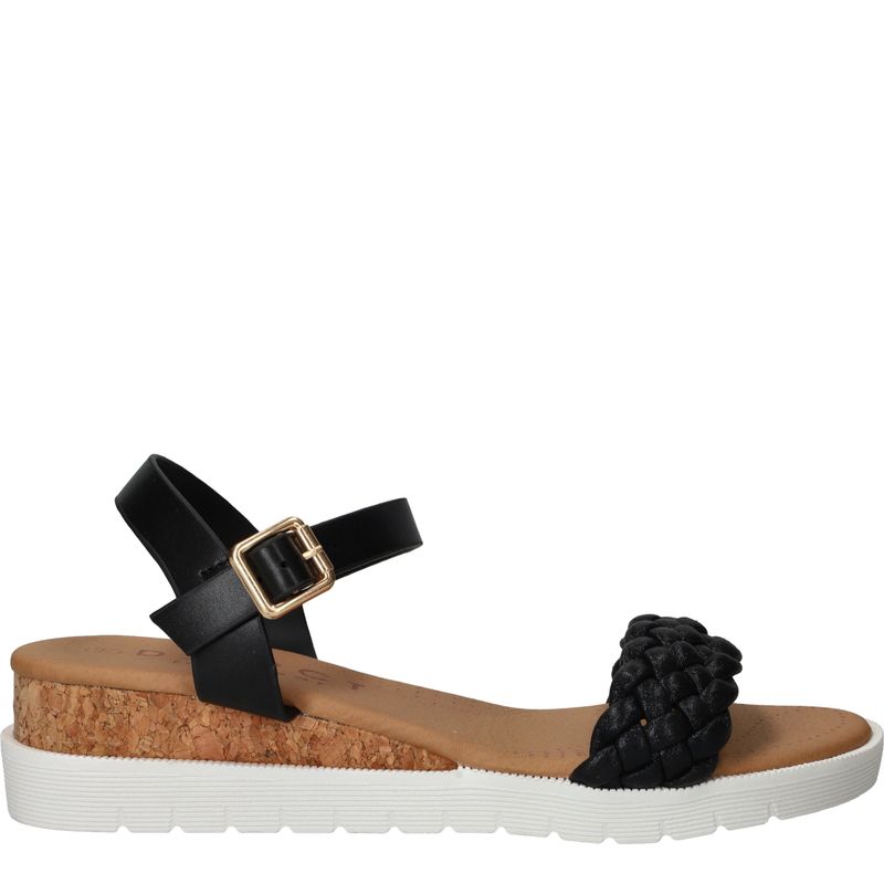 DSTRCT Sandalen Zwart Dames