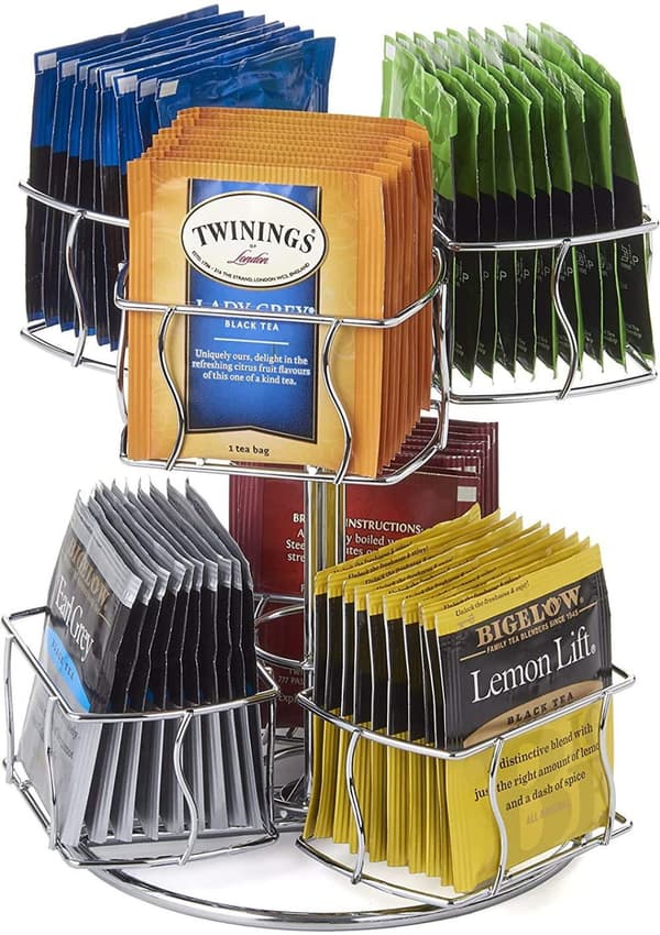 INF Tepose Organizer, Kaffepose Spinning Carousel med 6 rom