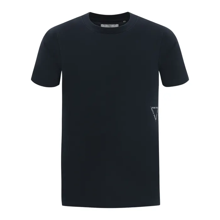 Pure Path Triangular Wordmark Logo Shirt Heren