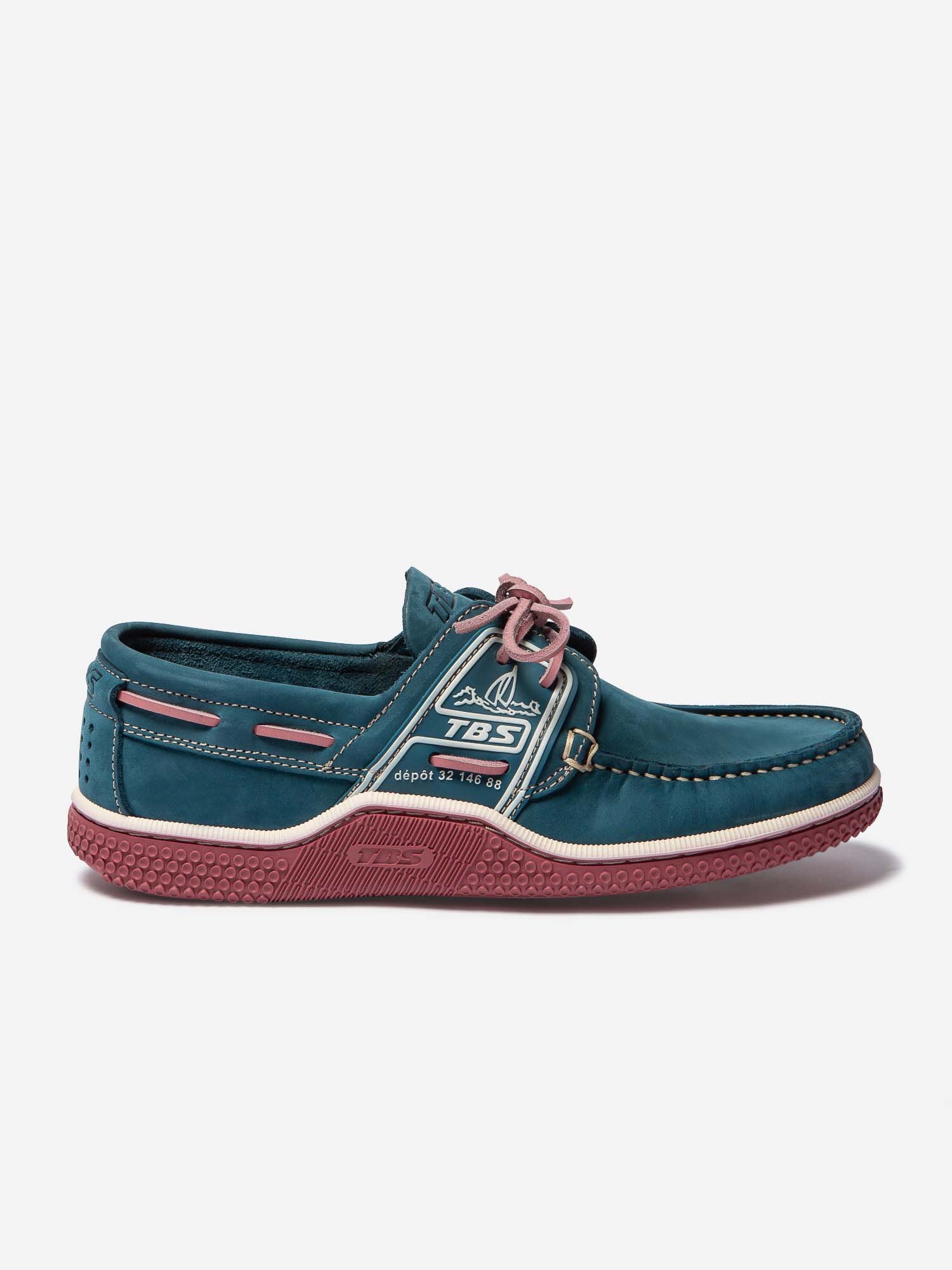 Chaussures Bateau Homme Semelle Grip Cuir Bleu