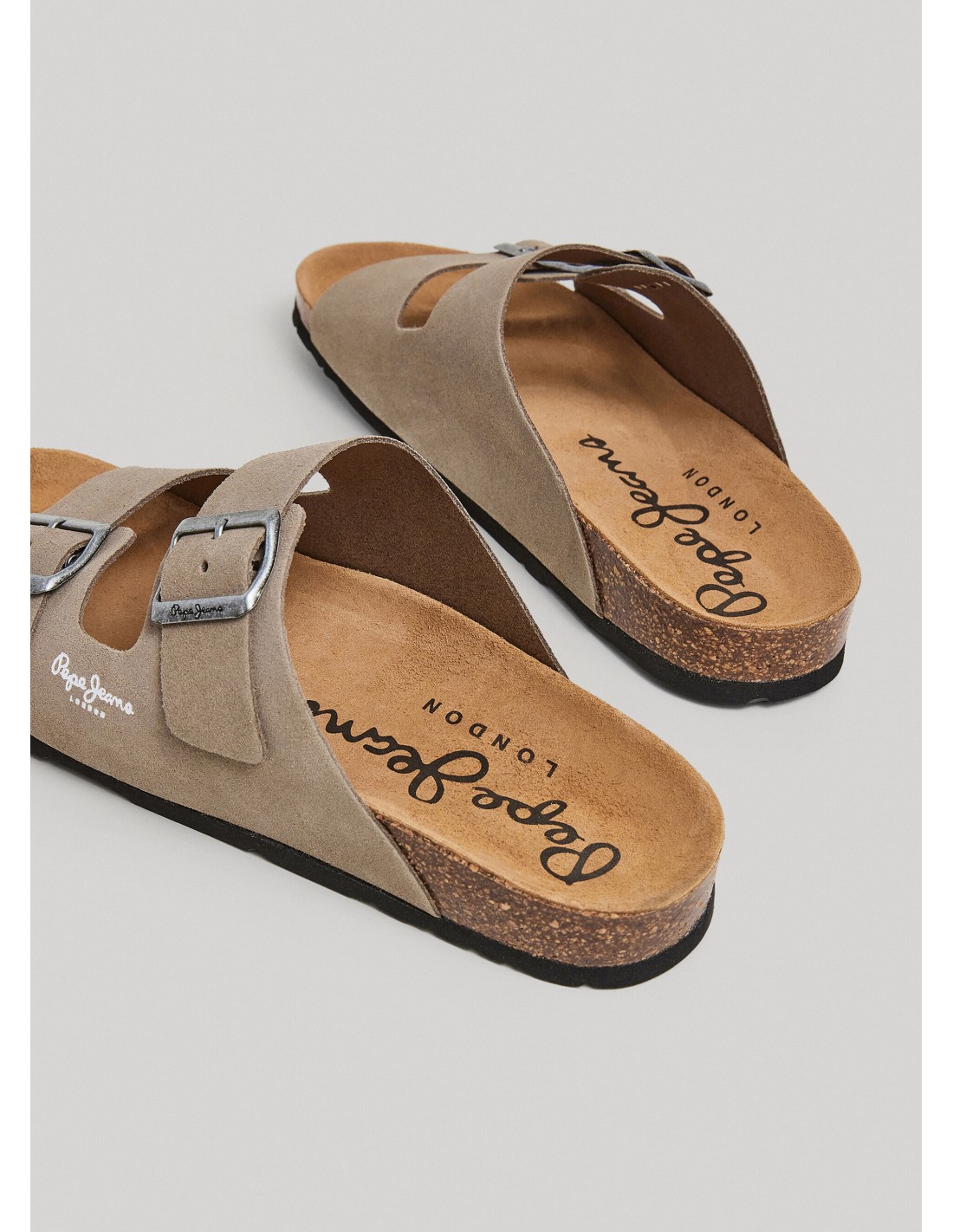pepe jeans Mules Homme Bio Suede M Beige