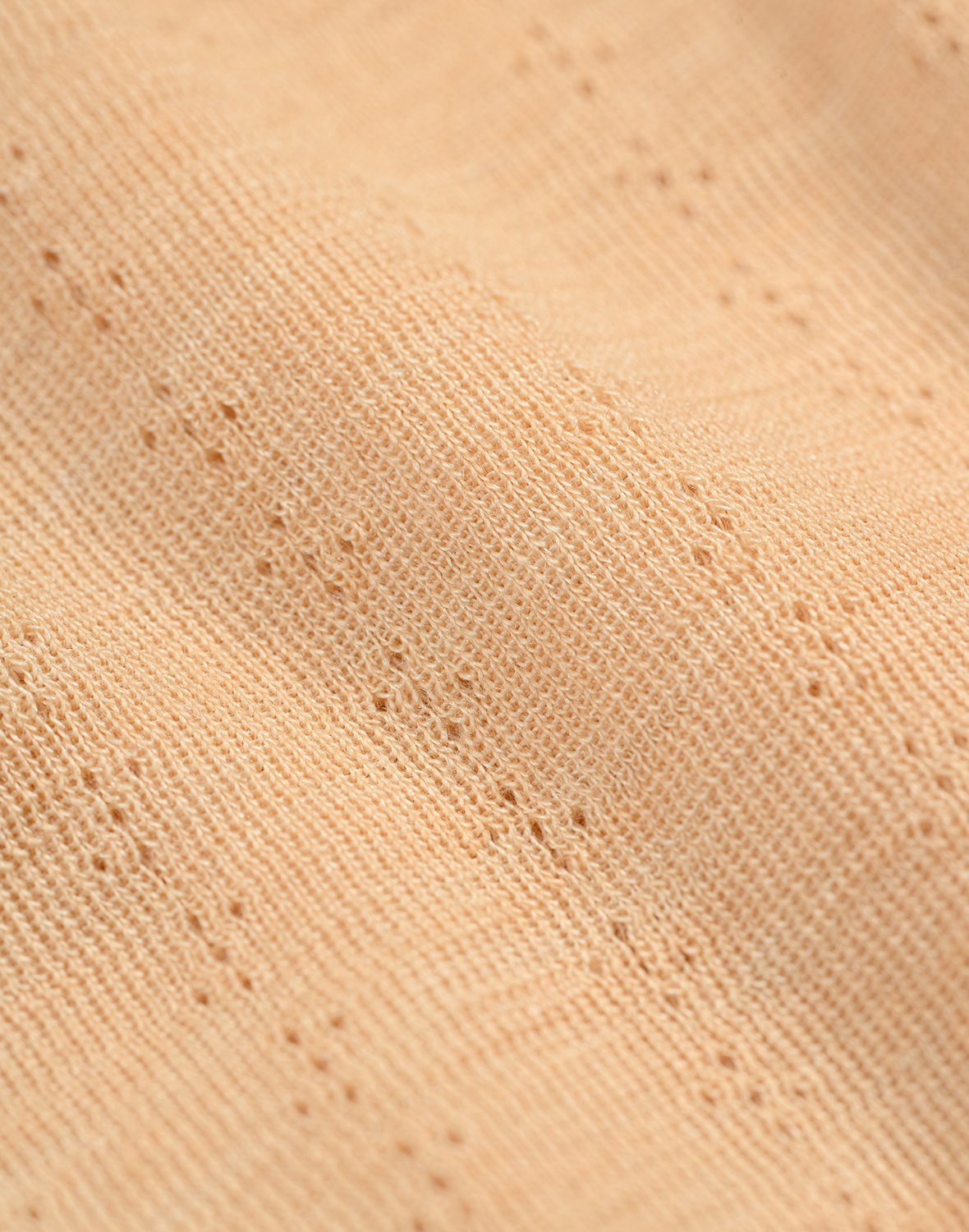 Pointelle shirt van merinowol/zijde voor baby's