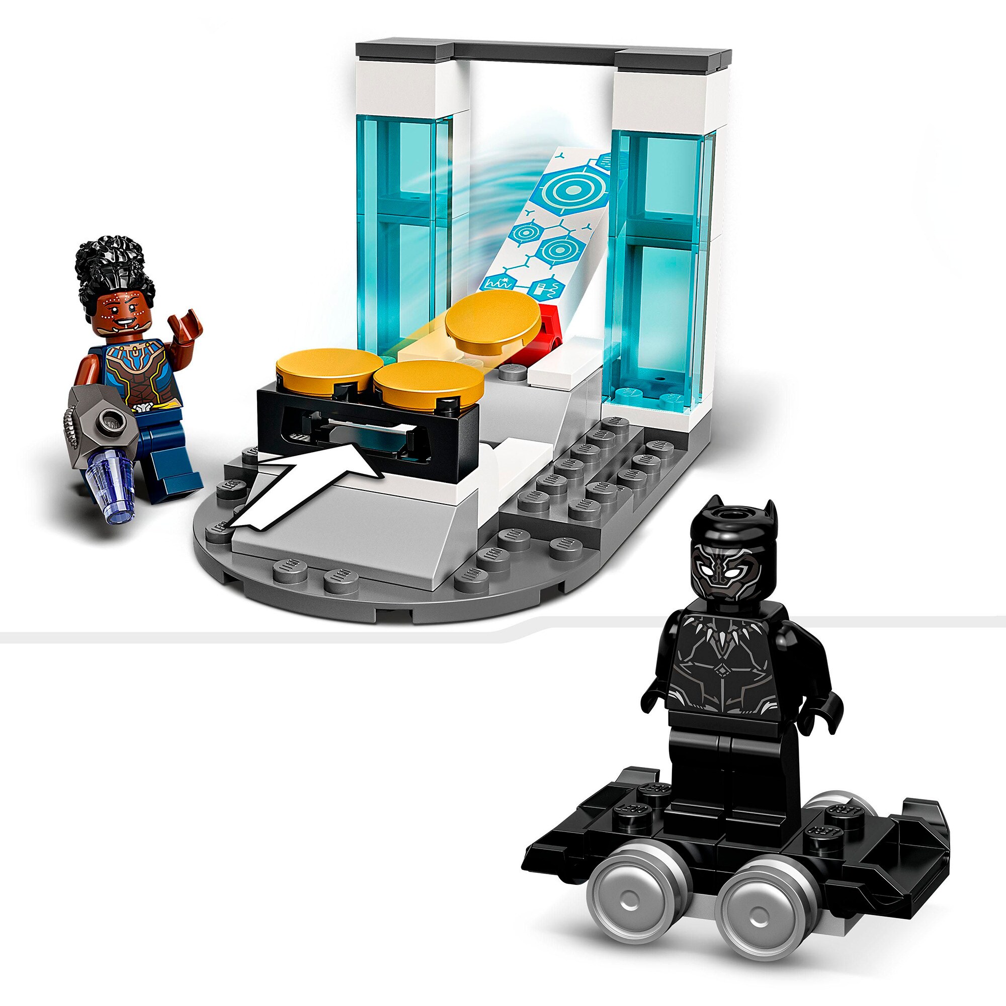 LEGO Konstruktionsspielzeug Marvel Super Heroes Shuris Labor