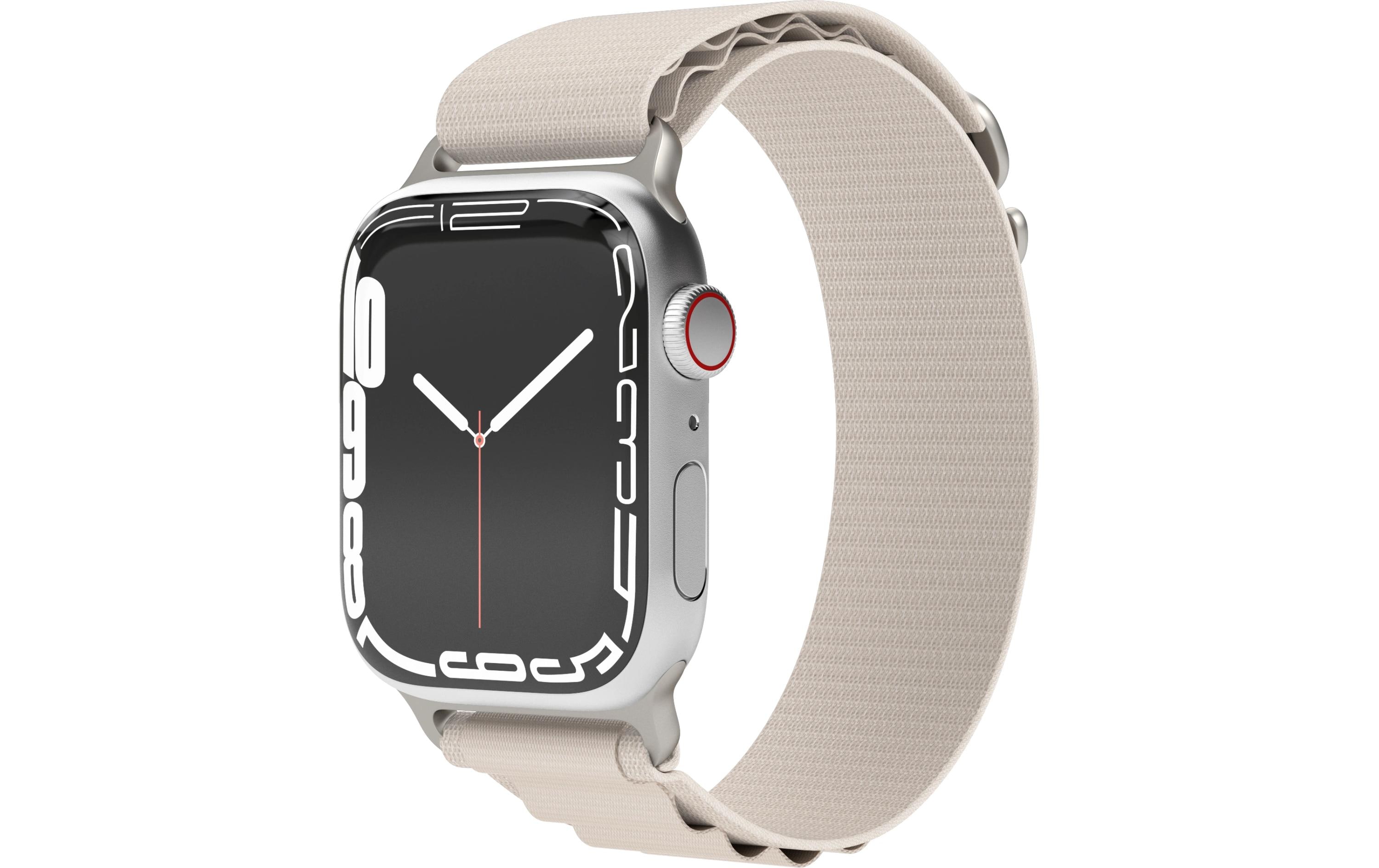 Armband Action Loop Apple Watch 42/44/45/49 mm CreamArmband für Apple Watch 42/44/45/49mm