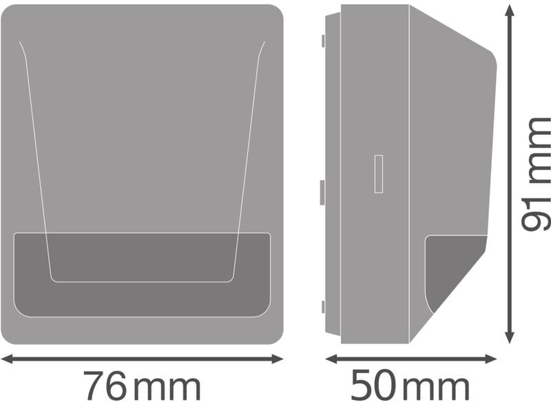 Ledvance HF Bewegungsmelder 180DEG, IP55, für Wandmontage, Wandsensor