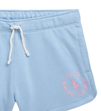 Polo Ralph Lauren Shorts - Langholz - Hellblau m. Rosa