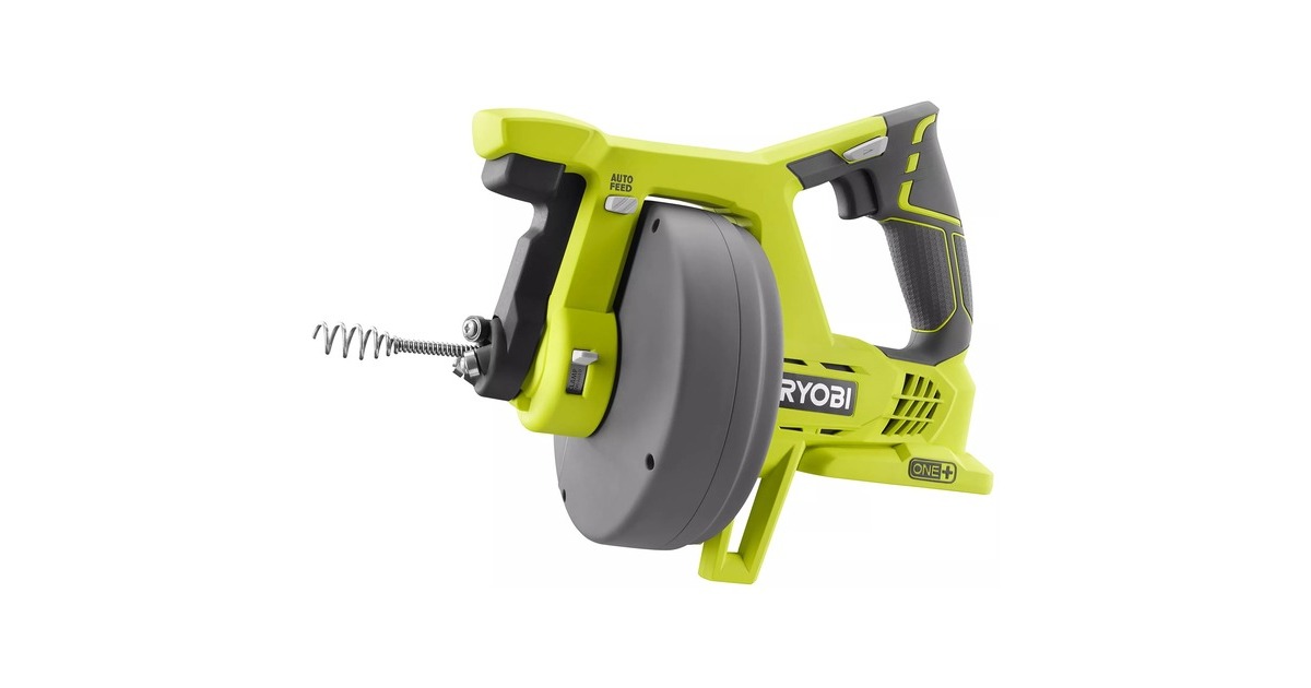 RyobiAccu-Ontstopper R18DA-0 pijp reinigingsapparaat  (Groen/zwart, 18V, zonder batterij en lader)