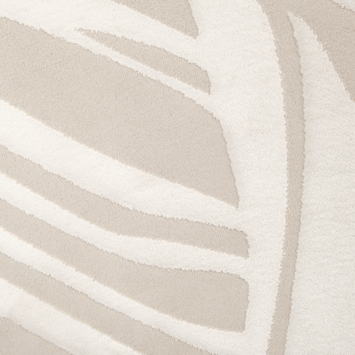 Super Leaves vloerkleed Taupe Ø 160 CM