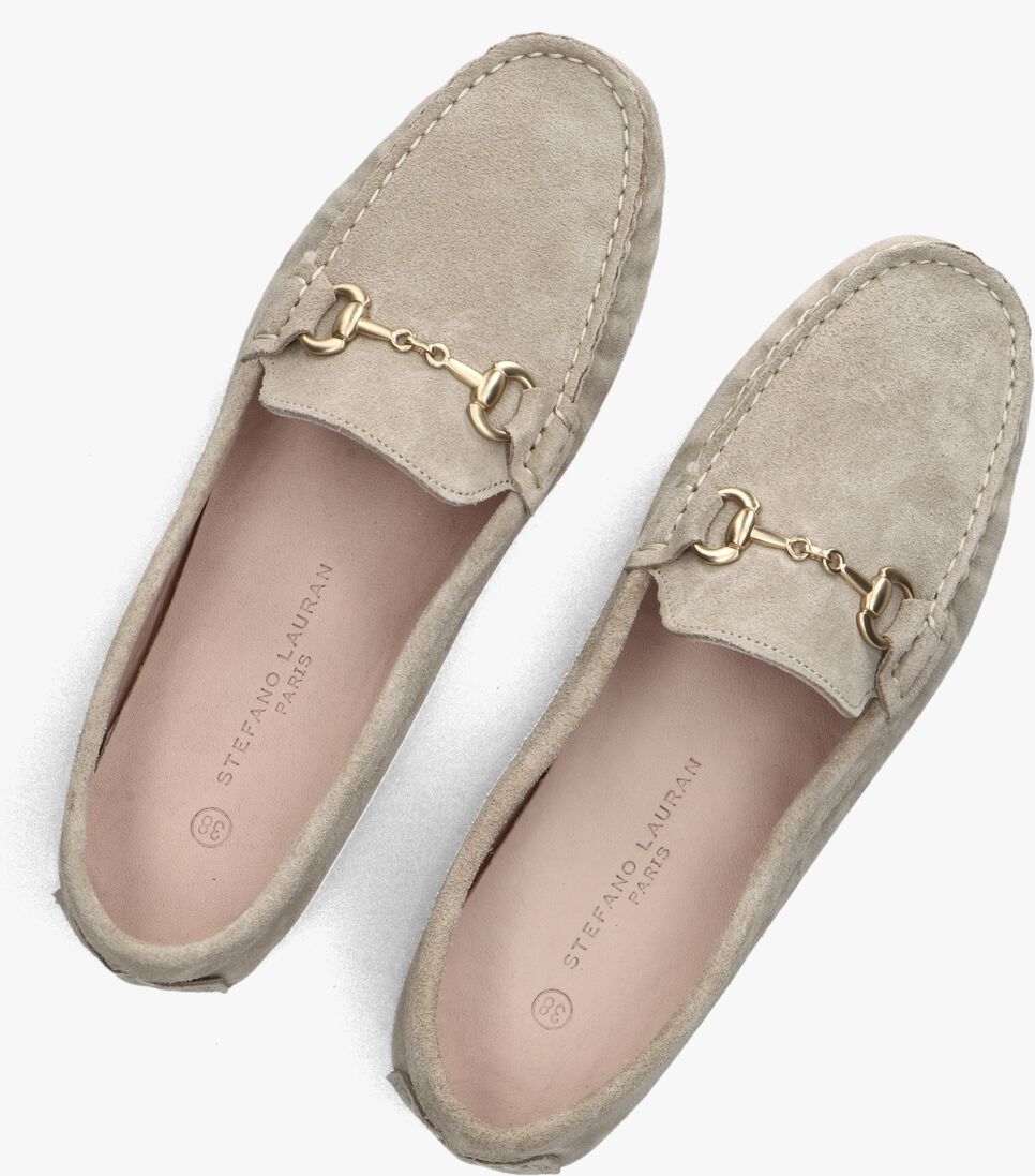 beige stefano lauran mocassins 11733