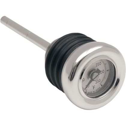 Bouchon de carter d'huile Drag Specialties à température - Gris