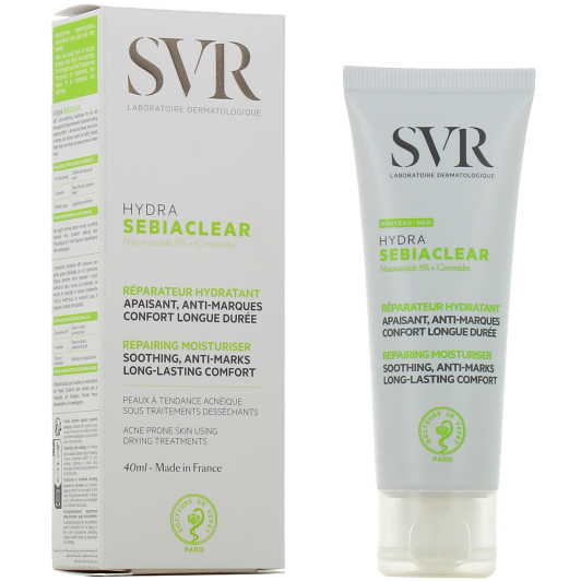 Soin réparateur et apaisant anti-marques Sebiaclear Hydra SVR