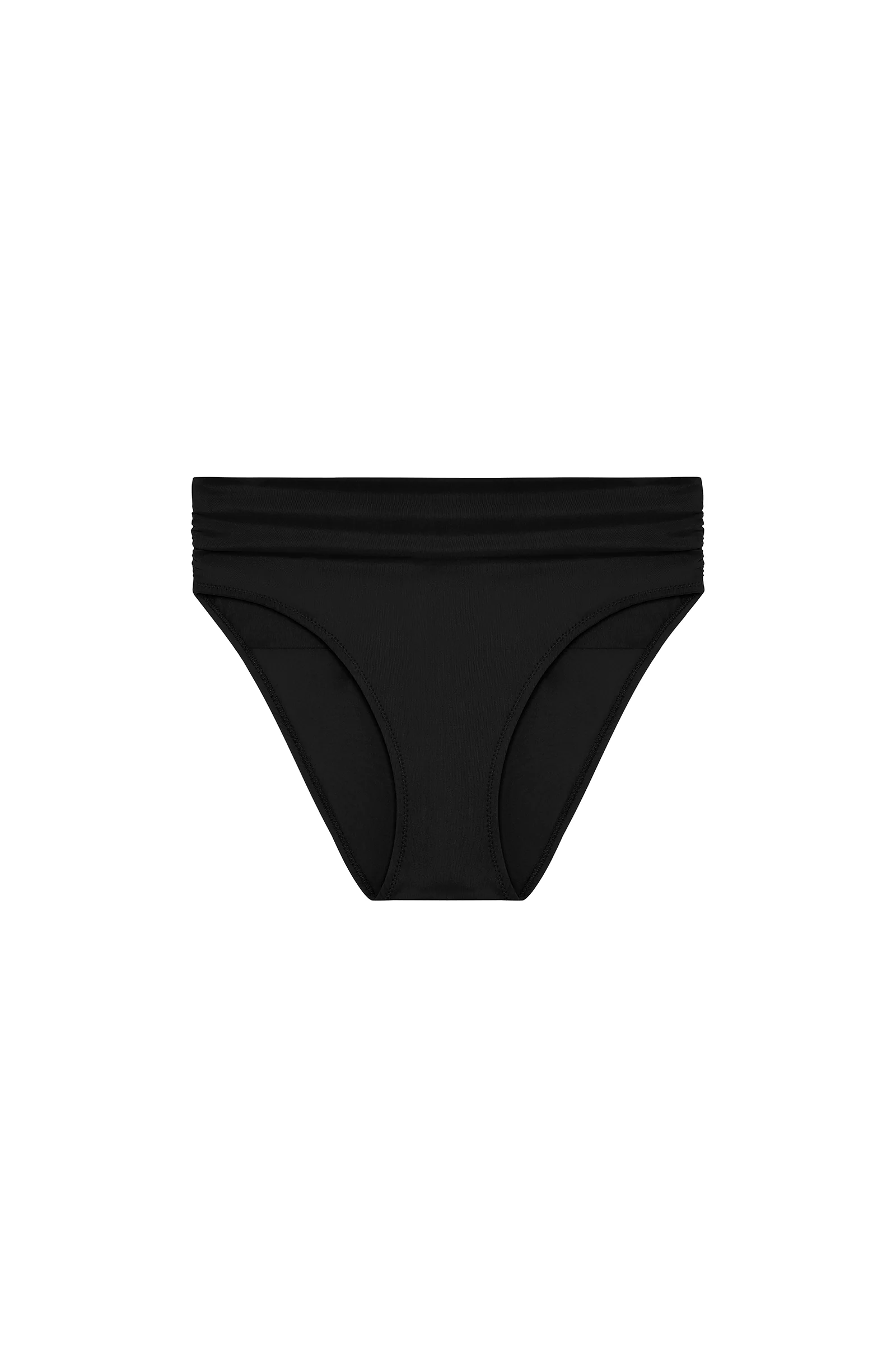mishi Bas de maillot de bain taille haute emboitante noir Noir