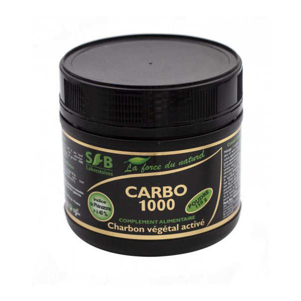 Charbon alimentaire activé en poudre Carbo 1000