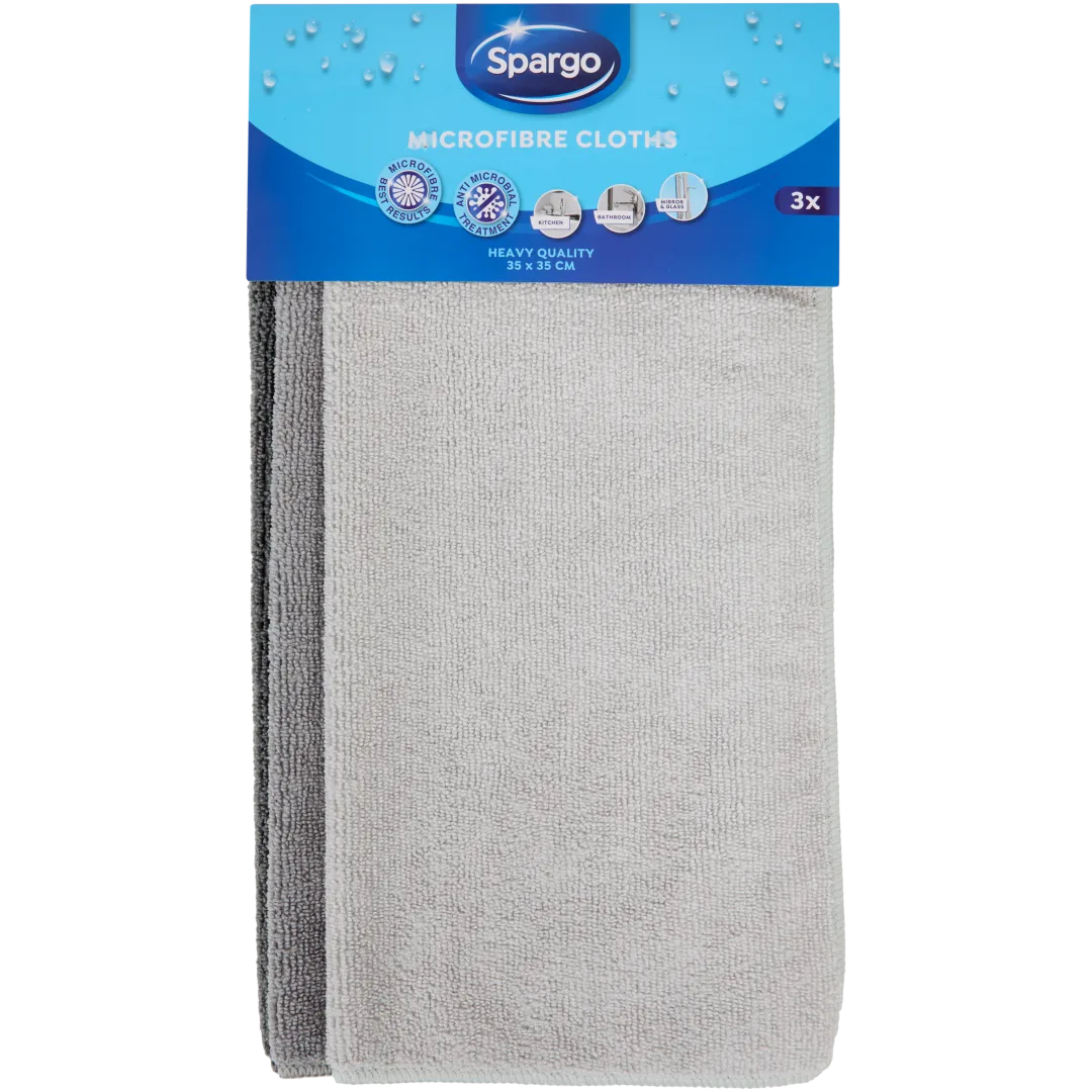Spargo microvezeldoeken 3 stuks | diverse kleuren