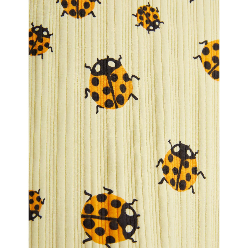 Køb Mini Rodini Yellow Ladybugs AOP T-Shirt
