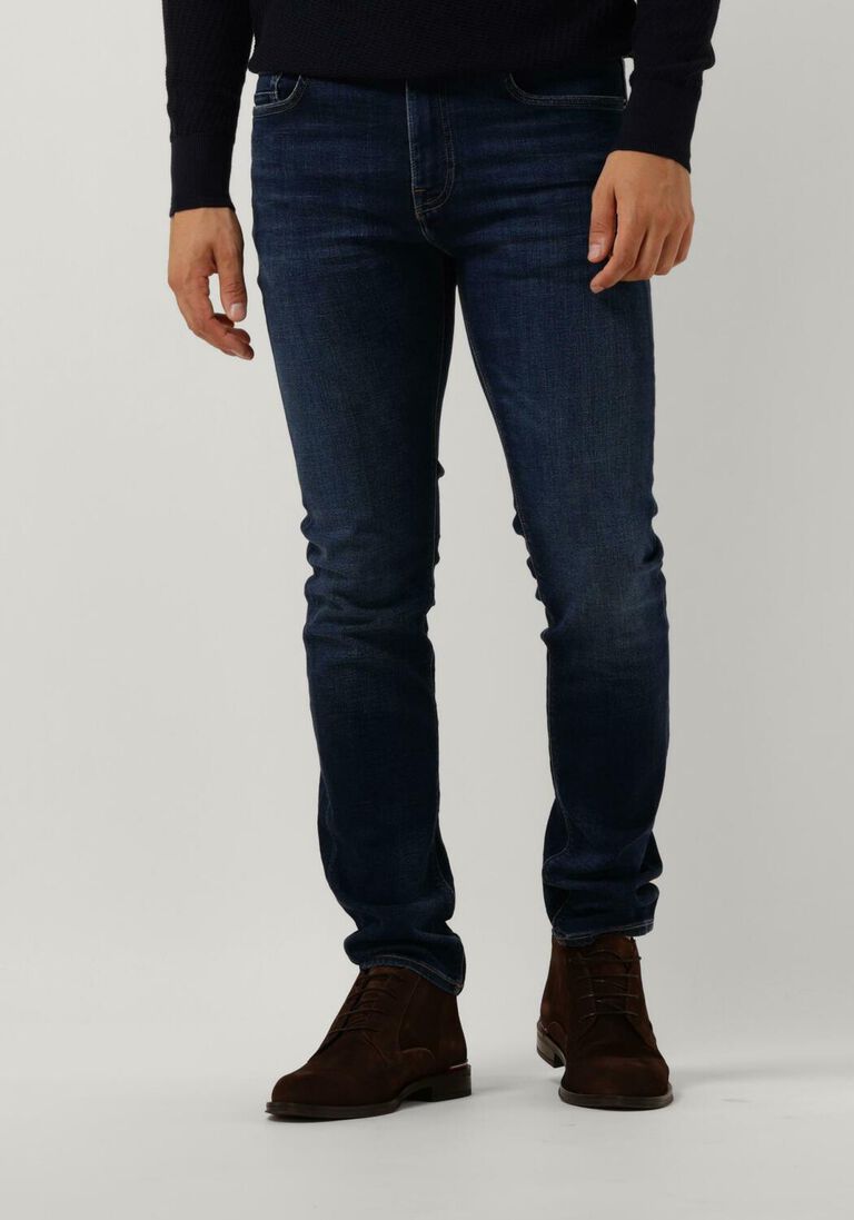 TOMMY HILFIGER donkerblauwe tommy hilfiger slim fit jeans slim bleecker pstr morton indigo