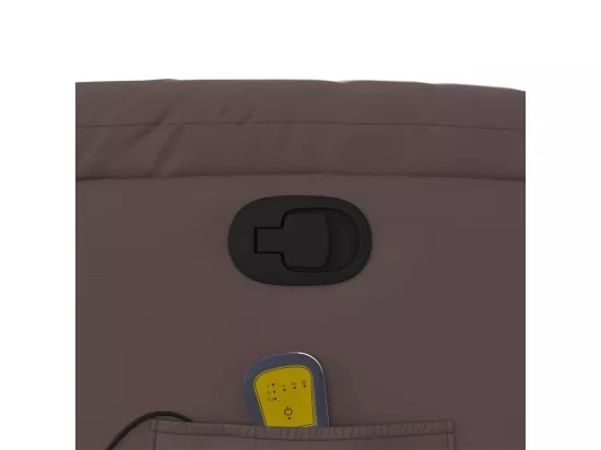 Fauteuil de massage inclinable Marron Similicuir