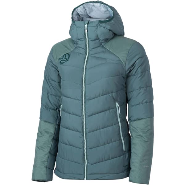 Doudoune randonnée TERNUA YAKSIM HOOD JKT W HYDRO GREEN