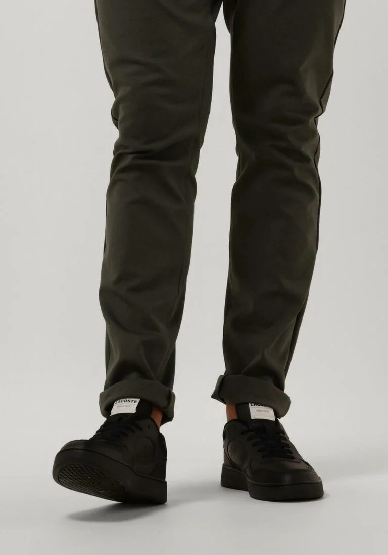 LACOSTE zwarte lacoste lage sneakers lineshet