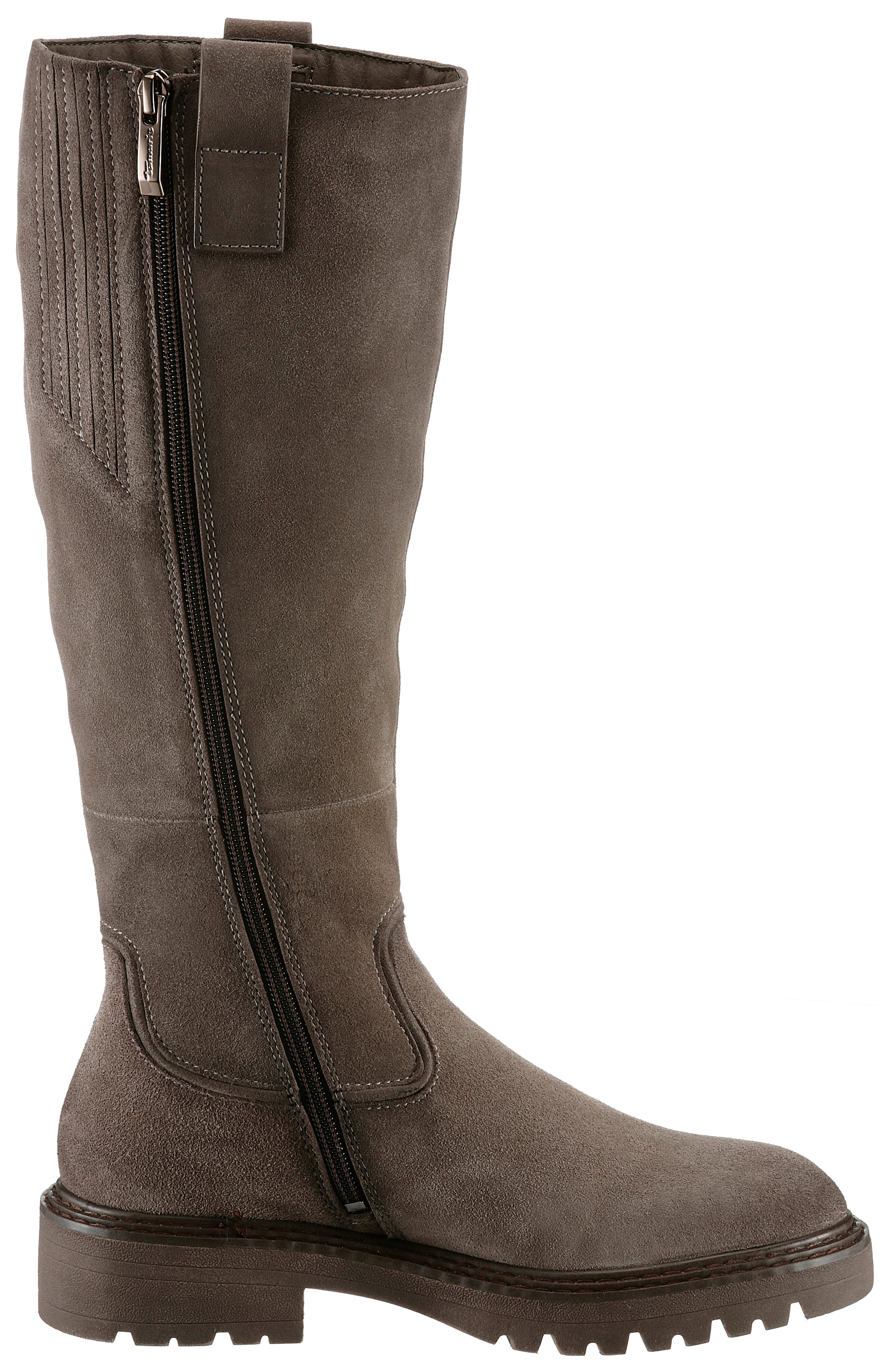 Tamaris Stiefel  , Blockabsatz, Langschaft-Stiefel im Antik-Look