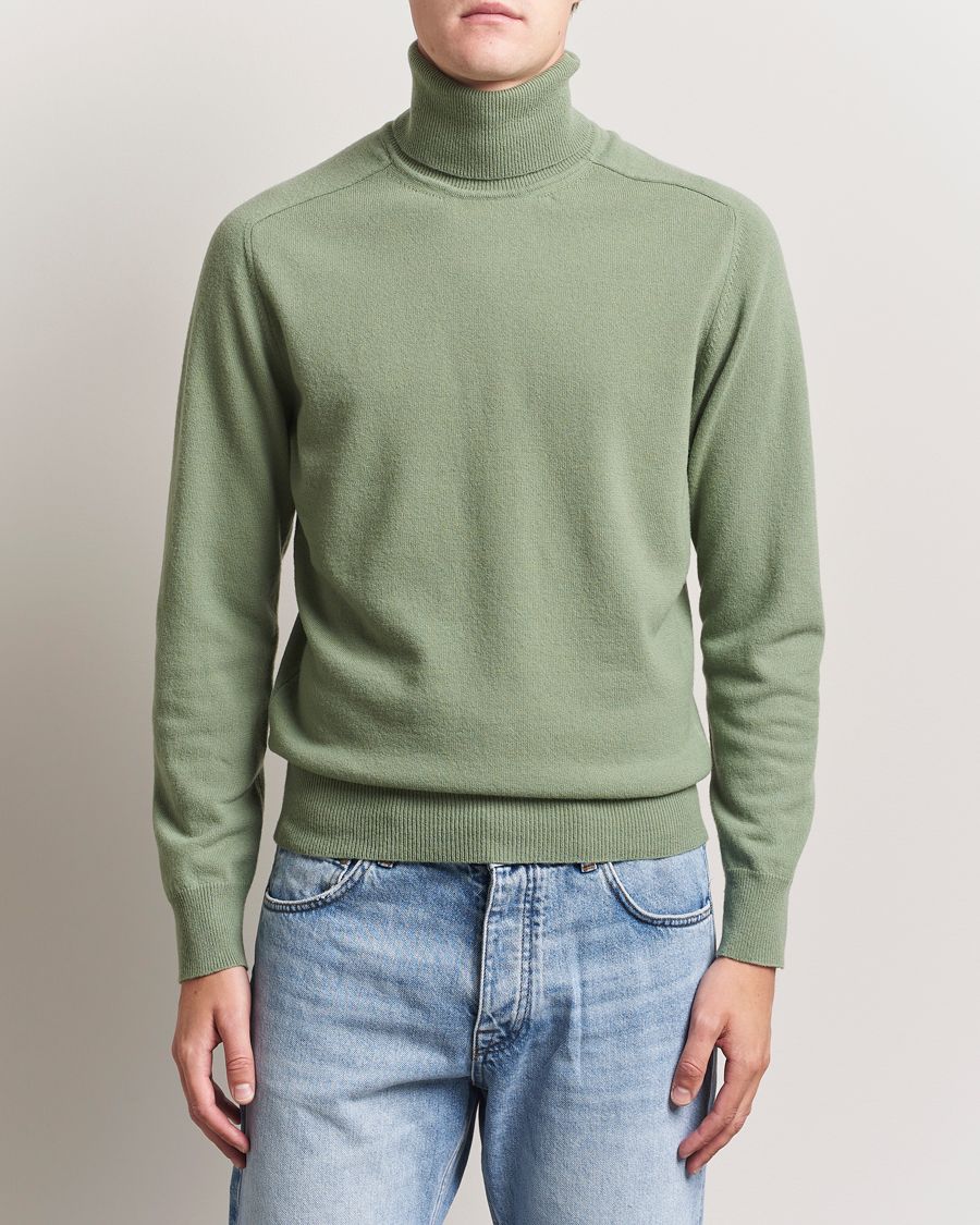 Altea Wool/Cashmere Rollneck Green