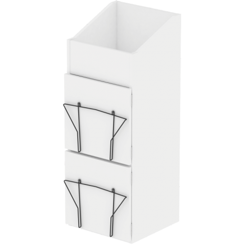 Glorious Record Box Display Door White