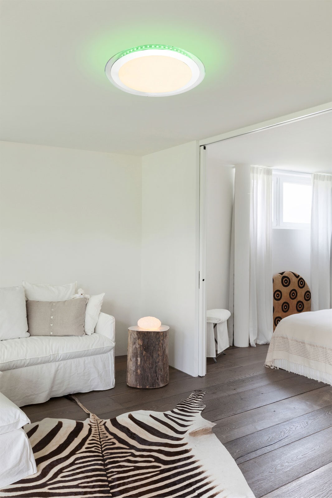 GLOBO LED Deckenlampe NICOLE II 40 cm mit Farbwechsel und Fernbedienung