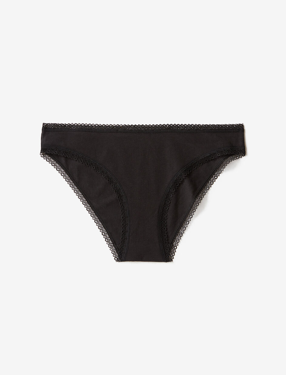 Culotte taille basse - noir