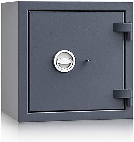 Wertschutzschrank Grad 1 EN 1143-1 Osprey 3 | H500xB500xT420 | Doppelbartschloss mit 3 Schlüssel | ECB-S Zertifiziert | passend für A4-Ordner | 1 Fachboden | 71 kg