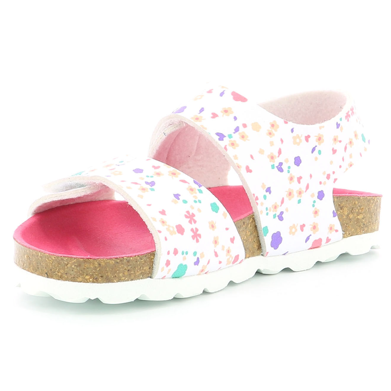Kickers Sandales en Cuir Summerkro blanc blossom