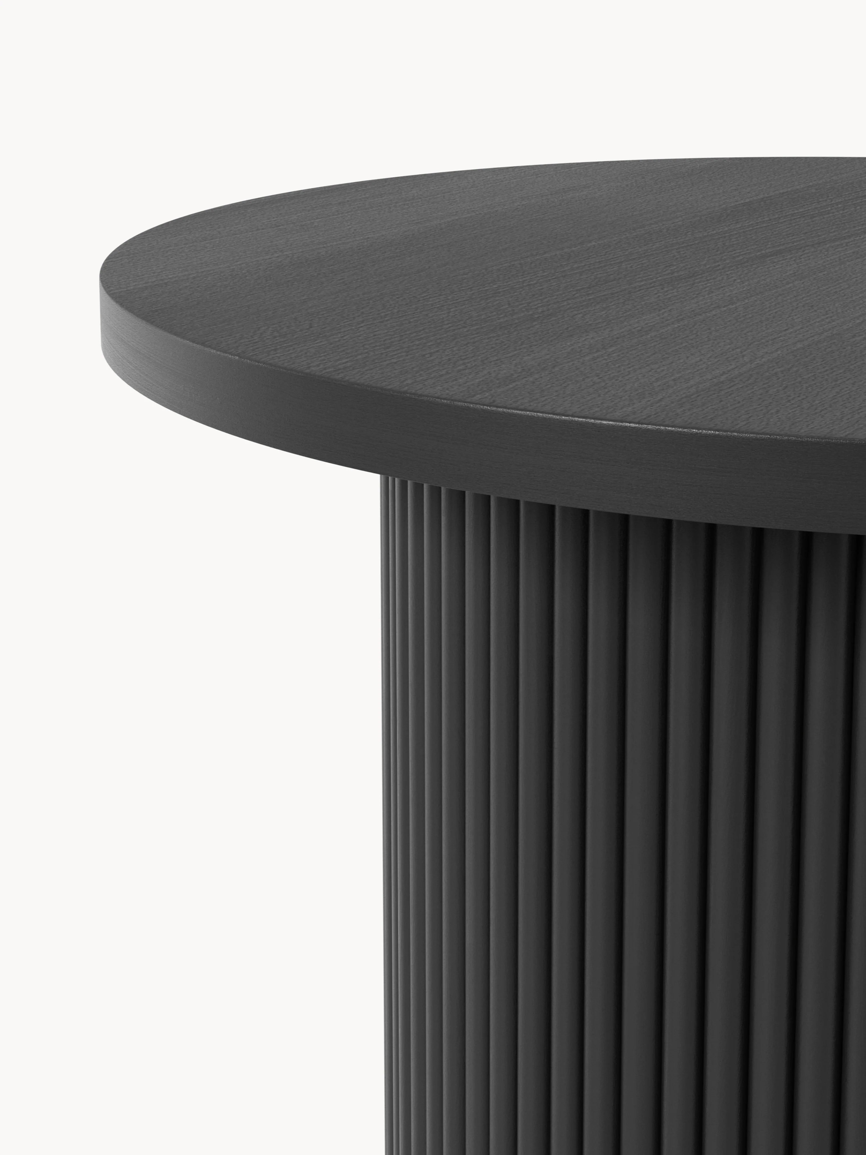 Ronde houten bijzettafel Nele